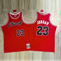 Michael Jordan Mitchell & Ness Chicago Bulls 1984-85 Chicago Bulls Rookie Season Red Jersey - Super AAA