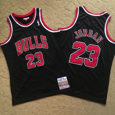 Michael Jordan Mitchell & Ness Chicago Bulls Black 1997-98 Chicago Bulls Black Jersey - Super AAA