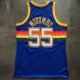 Dikembe Mutombo Mitchell & Ness Denver Nuggets 1991-92 Rookie Season Blue Jersey - Super AAA