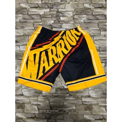 Golden State Warriors M&N Big Face Navy Blue Shorts