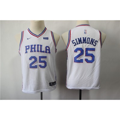 Ben Simmons Philadelphia 76ers White Kids/Youth Jersey