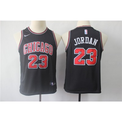 Michael Jordan Chicago Bulls Black Kids/Youth Jersey