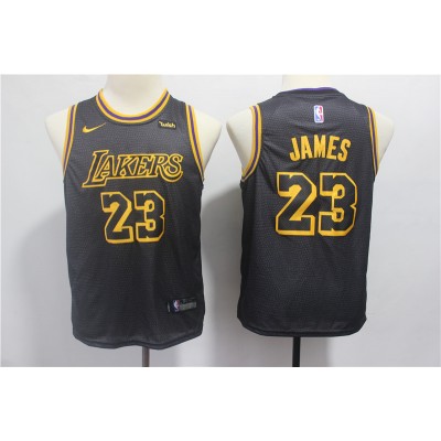 LeBron James Los Angeles Lakers 2018 City Edition Kids/Youth Jersey