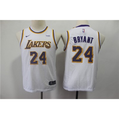 Kobe Bryant Los Angeles Lakers White Kids/Youth Jersey Kobe Bryant Los Angeles Lakers White Kids/Youth Jersey