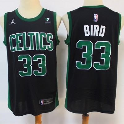 Larry Bird Boston Celtics 2020-21 Statement Black Jersey