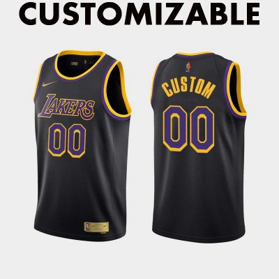 Los Angeles Lakers 2020-21 Earned Edition Customizable Jersey Los Angeles Lakers 2020-21 Earned Edition Customizable Jersey