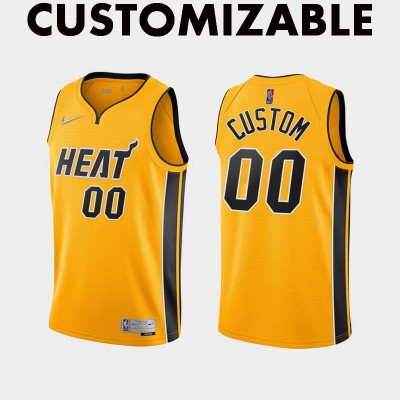 Miami Heat 2020-21 Earned Edition Customizable Jersey