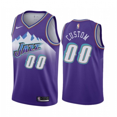 Utah Jazz Classic Edition Purple Customizable Jersey Utah Jazz Classic Edition Purple Customizable Jersey