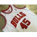 Michael Jordan No.45 Mitchell & Ness Chicago Bulls 1994-95 White Jersey - Super AAA