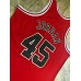Michael Jordan No.45 Mitchell & Ness Chicago Bulls 1994-95 Red Jersey - Super AAA