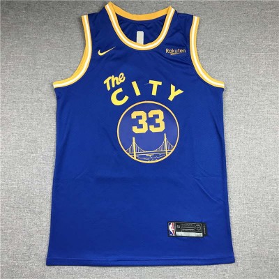 James Wiseman 2020-21 Golden State Warriors Classic Edition Blue Jersey