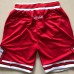 Chicago Bulls "Chicago" Red JUST DON Shorts