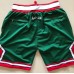 Chicago Bulls Green JUST DON Shorts