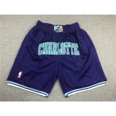 Charlotte Hornets Purple JUST DON Shorts