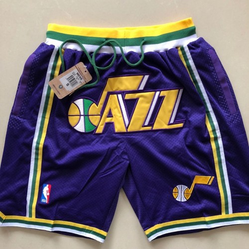 utah jazz purple shorts