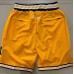 Michigan Wolverines Yellow JUST DON Shorts