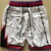 Toronto Raptors White JUST DON Shorts