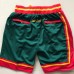 Seattle Supersonics Green "Sonics" JUST DON Shorts Seattle Supersonics Green "Sonics" JUST DON Shorts