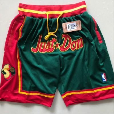 Seattle Supersonics Green JUST DON Shorts