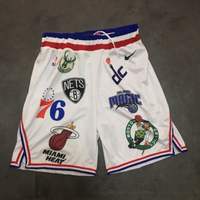 Supreme X Nike X NBA White Shorts