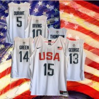 2016 USA Basketball White Jerseys