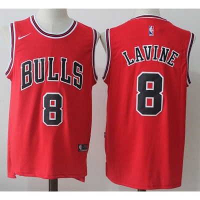 Zach Lavine Chicago Bulls Red 2017-18 NBA X Nike Swingman Jersey
