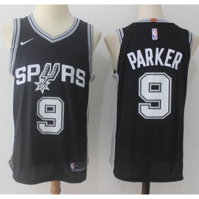 Tony Parker San Antonio Spurs Black Jersey