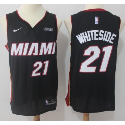 Hassan Whiteside Miami Heat Black Jersey