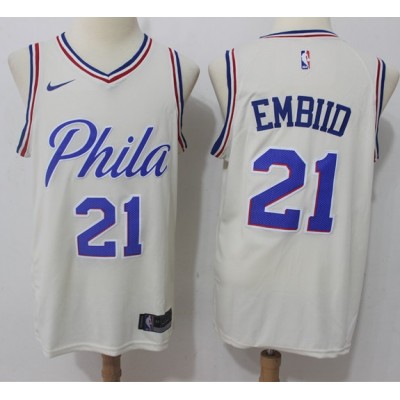 Joel Embiid Philadelphia 76ers 2017-18 City Edition Jersey Joel Embiid Philadelphia 76ers 2017-18 City Edition Jersey