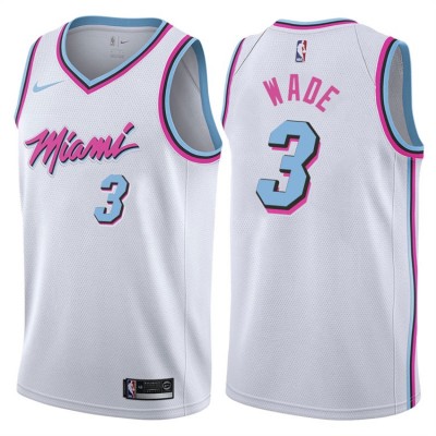 Dwyane Wade Miami Heat 2017-18 City Edition  Jersey