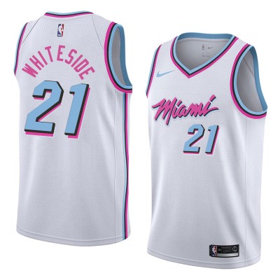 Hassan Whiteside Miami Heat 2017-18 City Edition Jersey