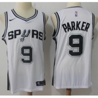 Tony Parker San Antonio Spurs White Jersey