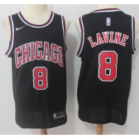 Zach Lavine Chicago Bulls Black 2017-18 NBA X Nike Swingman Jersey