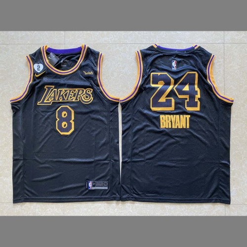 Kobe Bryant #8 Los Angeles Lakers Basketball Trikot Jersey Black Mamba 