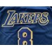 Kobe Bryant Front #8 Back #24 2020 Black Mamba Los Angeles Lakers Jersey with Gigi Bryant Heart Patch