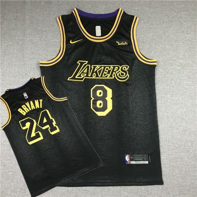 Kobe Bryant Los Angeles Lakers 2018 City Edition Front #8 Back #24 Jersey