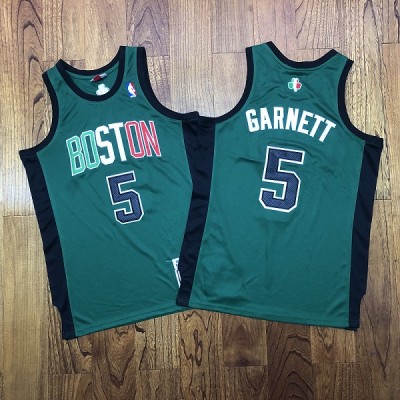 Kevin Garnett Mitchell & Ness Boston Celtics Oct 2006 Rome Game Jersey - Super AAA