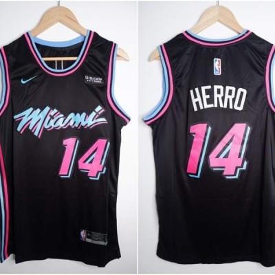 Tyler Herro Miami Heat 2019 City Edition Black Jersey Tyler Herro Miami Heat 2019 City Edition Black Jersey