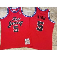 Jason Kidd Mitchell & Ness 2006-07 New Jersey Nets Red Jersey - Super AAA