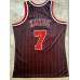 Toni Kukoc Mitchell & Ness 1995-96 Chicago Bulls Black with Red Pinstripes  Jersey - Super AAA