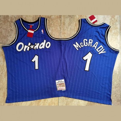 Tracy McGrady Mitchell & Ness Orlando Magic 2003-04 Blue Jersey - Super AAA