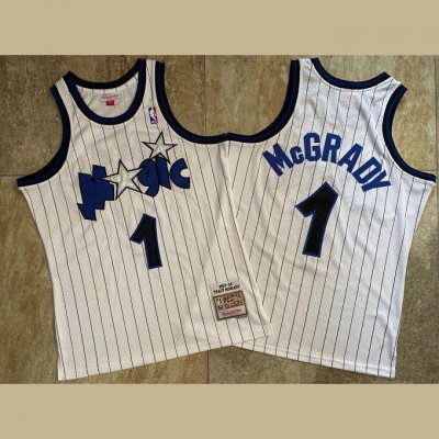 Tracy McGrady Mitchell & Ness Orlando Magic 2003-04 White Jersey - Super AAA