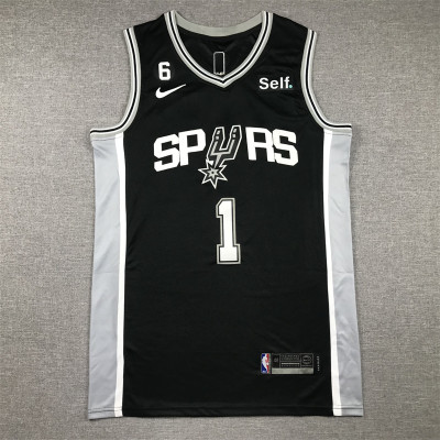 ***Victor Wembanyama San Antonio Spurs Black Jersey