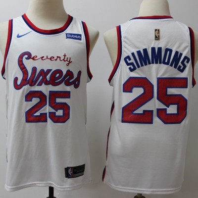 Ben Simmons 2019-20 Philadelphia 76ers Classic Edition White Jersey