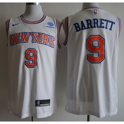RJ Barrett 2019-20 New York Knicks White Jersey