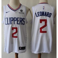 Kawhi Leonard 2019-20 Los Angeles Clippers White Jersey