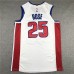 Derrick Rose 2019-20 Detroit Pistons White Jersey