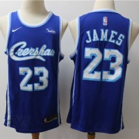 LeBron James Throwback CRENSHAW Blue Jersey