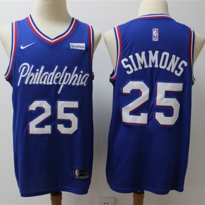 Ben Simmons 2019-20 Philadelphia 76ers Blue Jersey