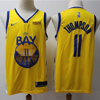 Klay Thompson 2019-20 Golden State Warriors Yellow "The Bay" Jersey